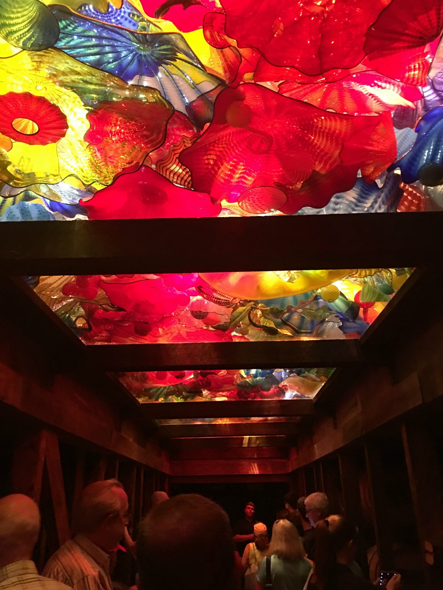 maker's mark glass Chihuly ceiling