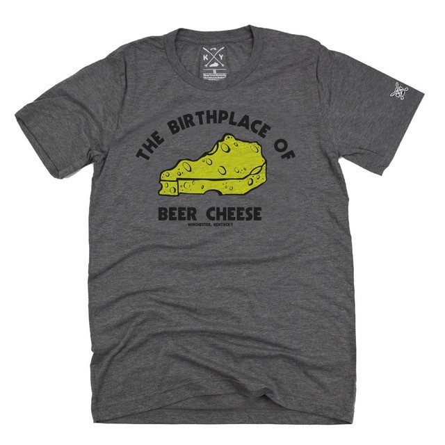 birthplace of beer cheese t-shirt shop local ky