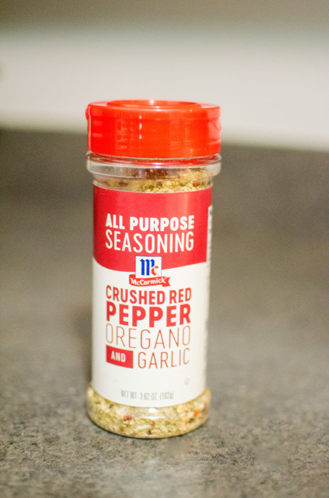 #ad Disclosure: This shop has been compensated by Collective Bias, Inc. and its advertiser. All opinions are mine alone. #LeaveBlandBehind #CollectiveBias. I do the majority of the cooking in my house and I love trying out new seasonings to flavor my dishes with. One thing I can't stand is bland food. My pantry is full of dozens and dozens of different seasonings and spices. I have everything from sea salt to smoked paprika to cumin to nutmeg, so I was excited to try out the new McCormick Crushed Red Pepper, Oregano & Garlic All Purpose Seasoning. It's all the flavor that you could want in just one bottle!