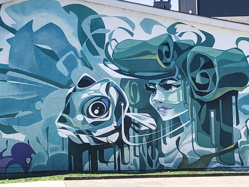 I've been having fun sharing all of the murals and street art that we have throughout Lexington. I think it's something that makes our city beautiful, interesting, and unique. If you look closely, you can find street art or murals just about everywhere you look! #sharethelex #lexingtonky #kentucky #visitlex #travelky #mural #art #streetart #graffiti #legalgraffiti