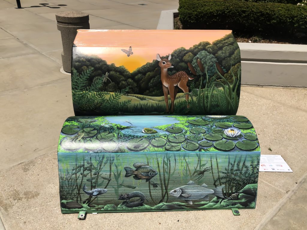 In the summer of 2018, Arts Connect, LexArts and The Carnegie Center for Literacy and Learning has made Lexington more colorful with their collaborative project, Book Benches.​ Book Benches are thirty five book-shaped functional benches that are placed throughout downtown Lexington to celebrate Kentucky's literary heritage, to encourage reading, and provide a place for rest. Each bench is illustrated and themed around different works by Kentucky authors and will remain on display for the duration of the summer. #sharethelex #art #painting #artist #author #book #lexingtonky #kentucky #visitlex #bench