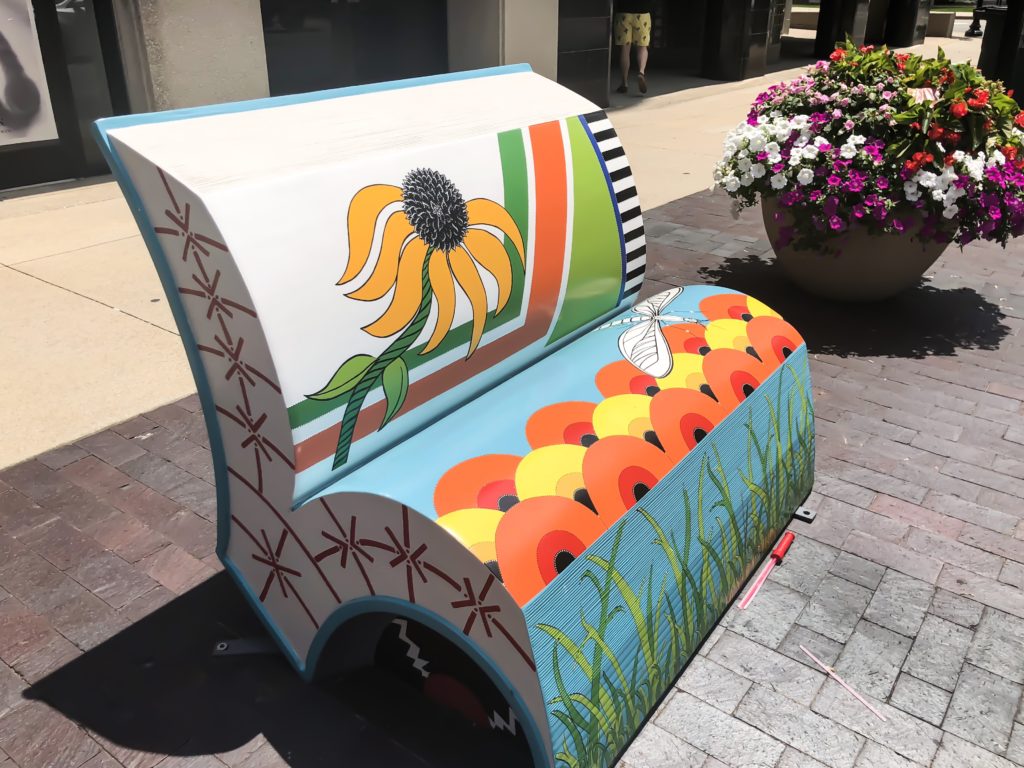 In the summer of 2018, Arts Connect, LexArts and The Carnegie Center for Literacy and Learning has made Lexington more colorful with their collaborative project, Book Benches.​ Book Benches are thirty five book-shaped functional benches that are placed throughout downtown Lexington to celebrate Kentucky's literary heritage, to encourage reading, and provide a place for rest. Each bench is illustrated and themed around different works by Kentucky authors and will remain on display for the duration of the summer. #sharethelex #art #painting #artist #author #book #lexingtonky #kentucky #visitlex #bench