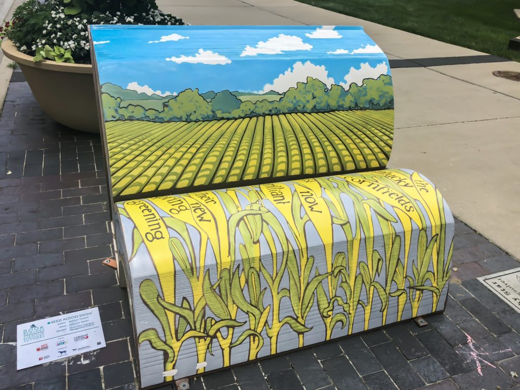 In the summer of 2018, Arts Connect, LexArts and The Carnegie Center for Literacy and Learning has made Lexington more colorful with their collaborative project, Book Benches.​ Book Benches are thirty five book-shaped functional benches that are placed throughout downtown Lexington to celebrate Kentucky's literary heritage, to encourage reading, and provide a place for rest. Each bench is illustrated and themed around different works by Kentucky authors and will remain on display for the duration of the summer. #sharethelex #art #painting #artist #author #book #lexingtonky #kentucky #visitlex #bench