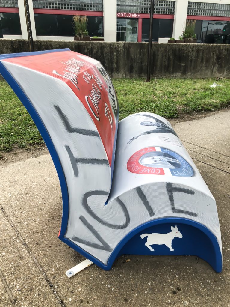 In the summer of 2018, Arts Connect, LexArts and The Carnegie Center for Literacy and Learning has made Lexington more colorful with their collaborative project, Book Benches.​ Book Benches are thirty five book-shaped functional benches that are placed throughout downtown Lexington to celebrate Kentucky's literary heritage, to encourage reading, and provide a place for rest. Each bench is illustrated and themed around different works by Kentucky authors and will remain on display for the duration of the summer. #sharethelex #art #painting #artist #author #book #lexingtonky #kentucky #visitlex #bench