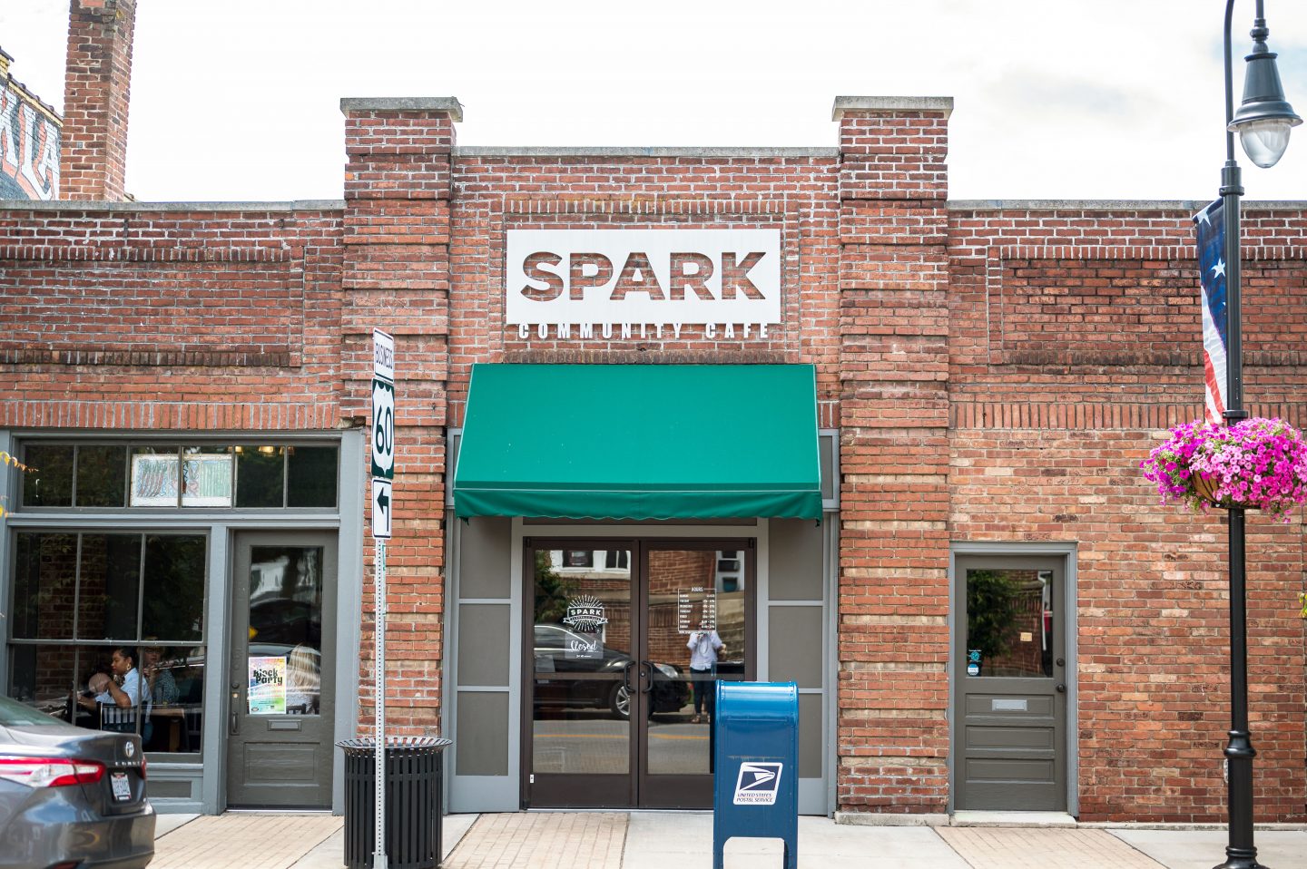 Outside of Spark Community Cafe