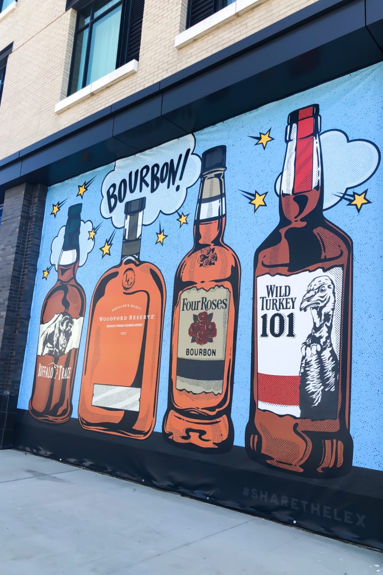 bourbon mural
