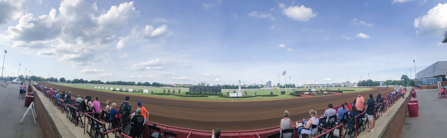 panoramic of red mile race track