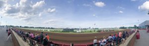 panoramic of red mile race track