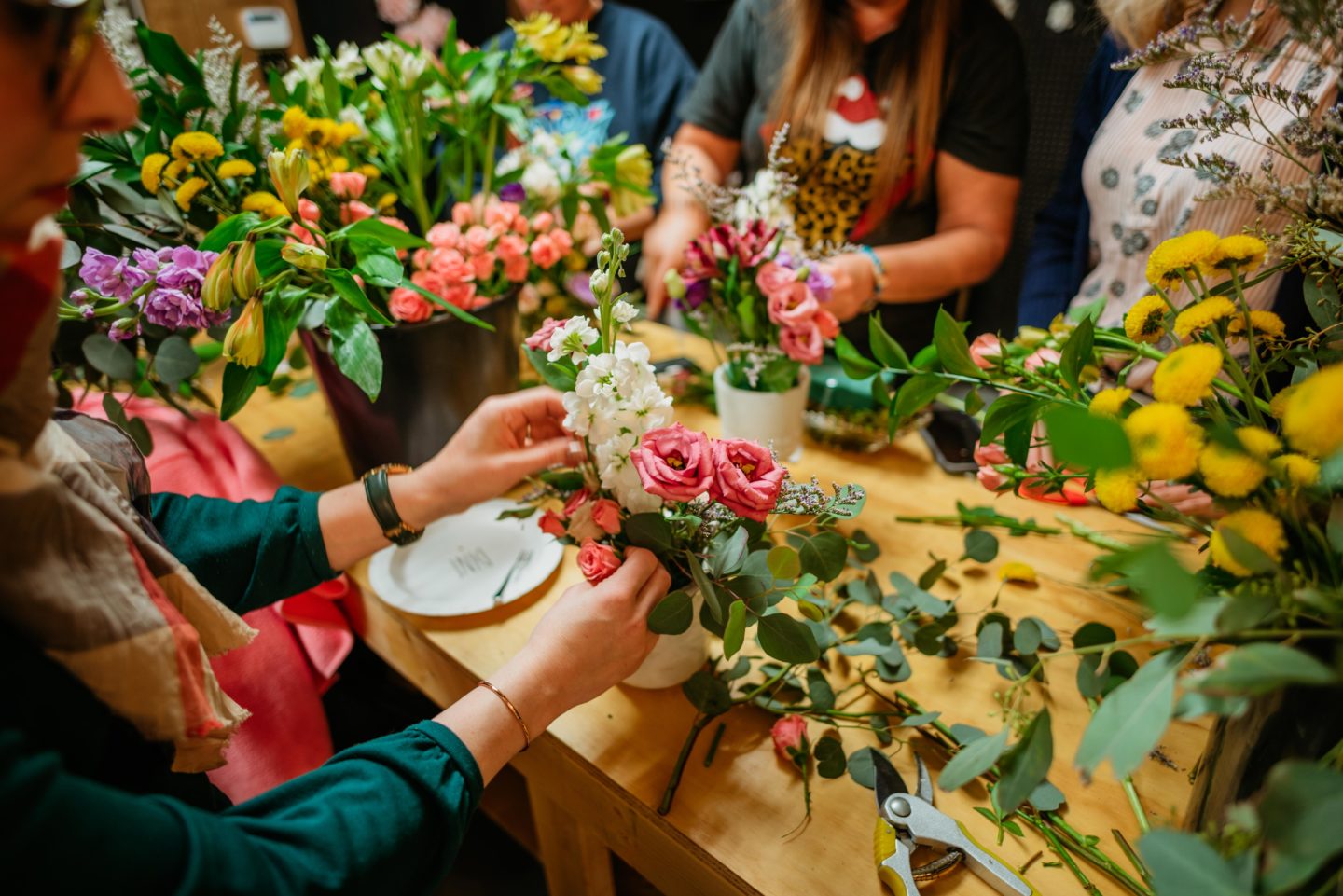 flower making workshop