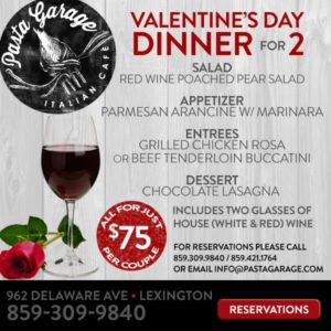 valentine's day menu