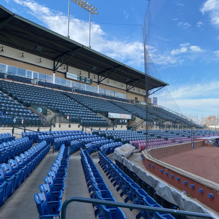 seating inside of a ballpark